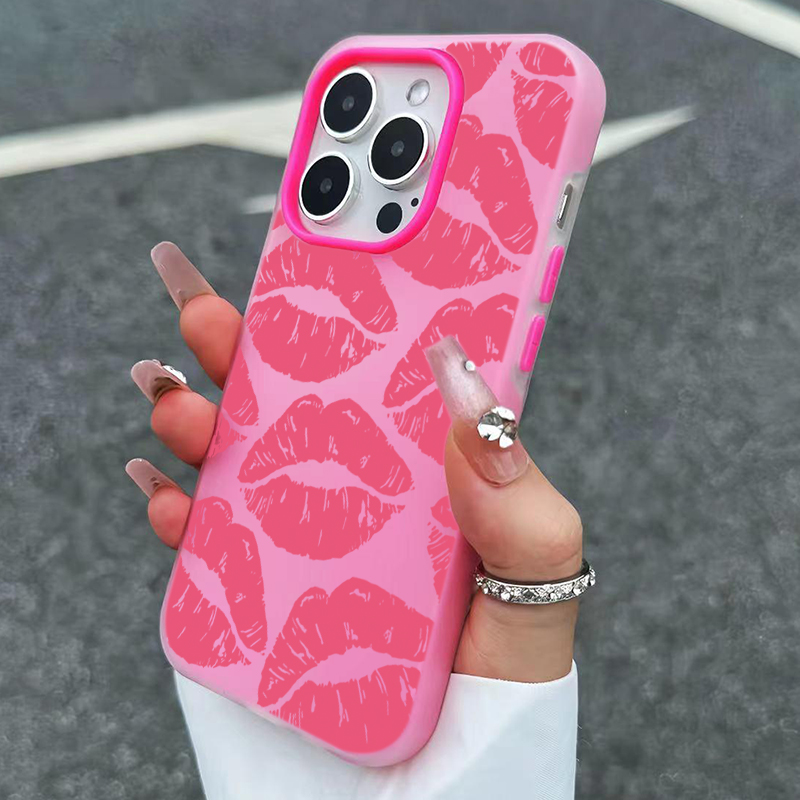 Phone Cases Girls - Sexy Girl Pink Lips Pattern Design