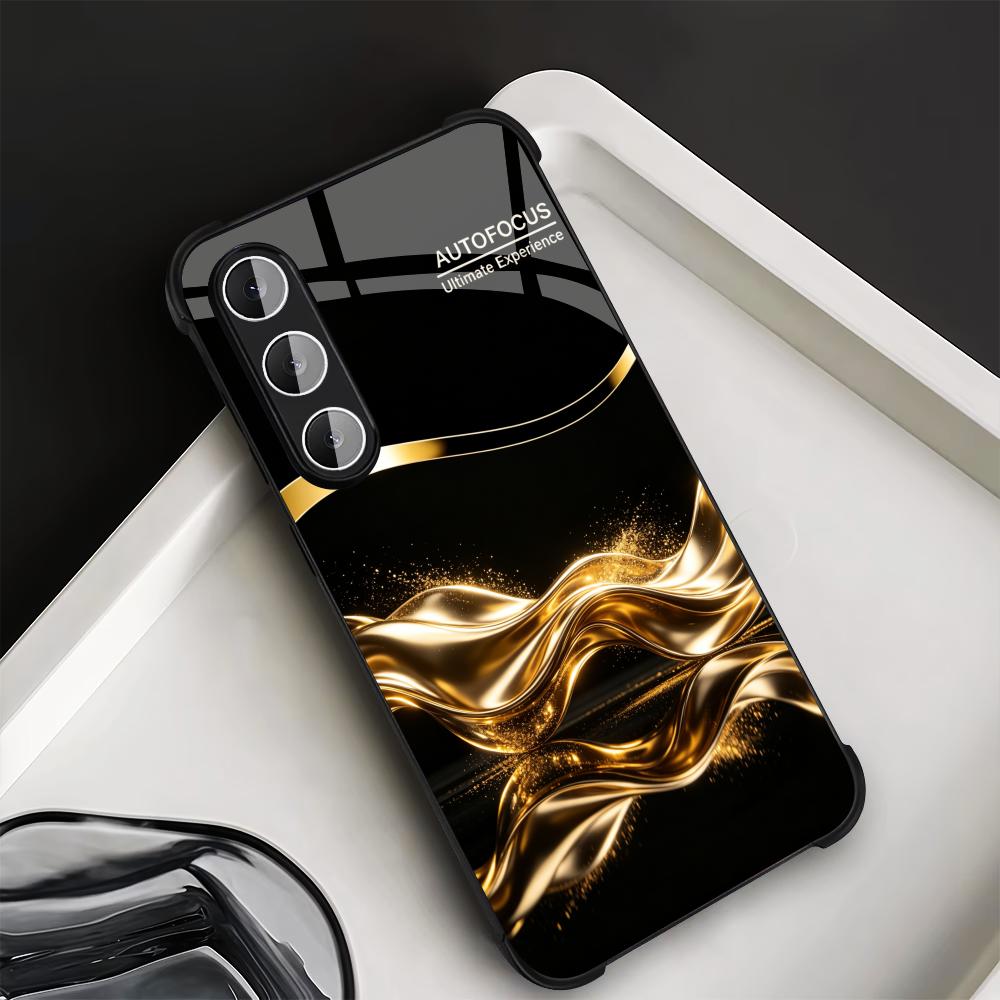 Phone Cases Quad Lock - Luxury Metallic Gold Business phone case