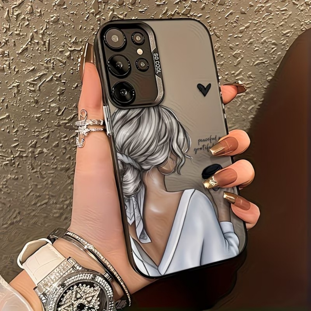 Phone Cases Girls - Peaceful Grateful Girl Print Phone Case