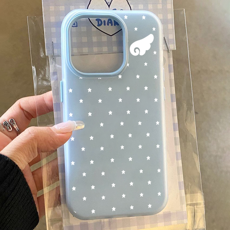 Phone Cases Xiaomi 15 - Korean Cute Aesthetics Star Angel Wings