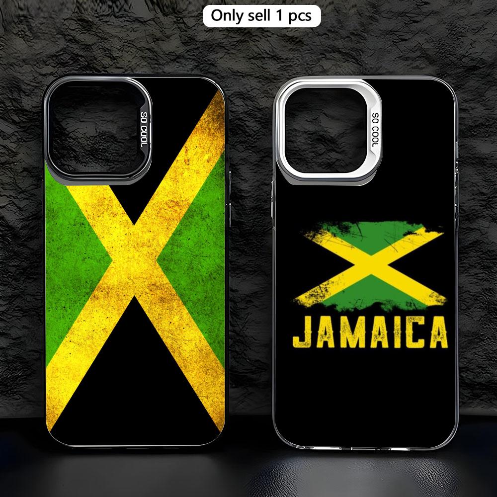 Phone Cases Jamaica - Sports Jamaica Flag football Phone Case