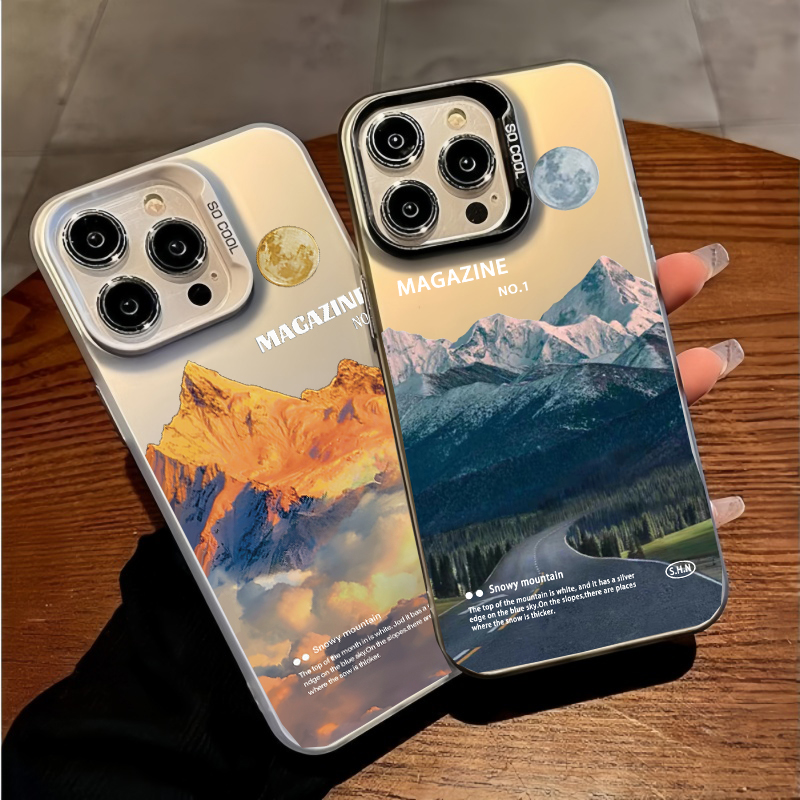 Phone Cases Vogue - Snow Mountain Road Landscape Phone Case