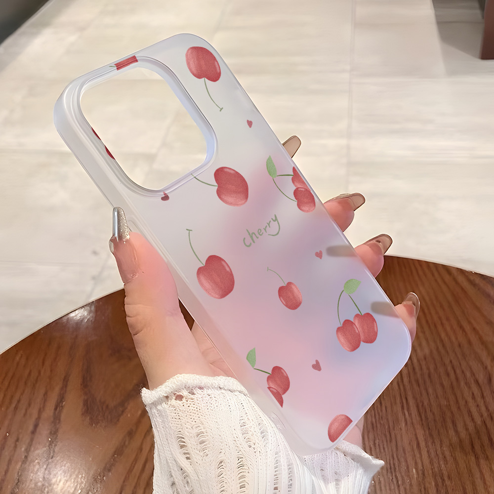 Phone Cases Iphone 14 - Cherry Phone Case Frosted For iPhone