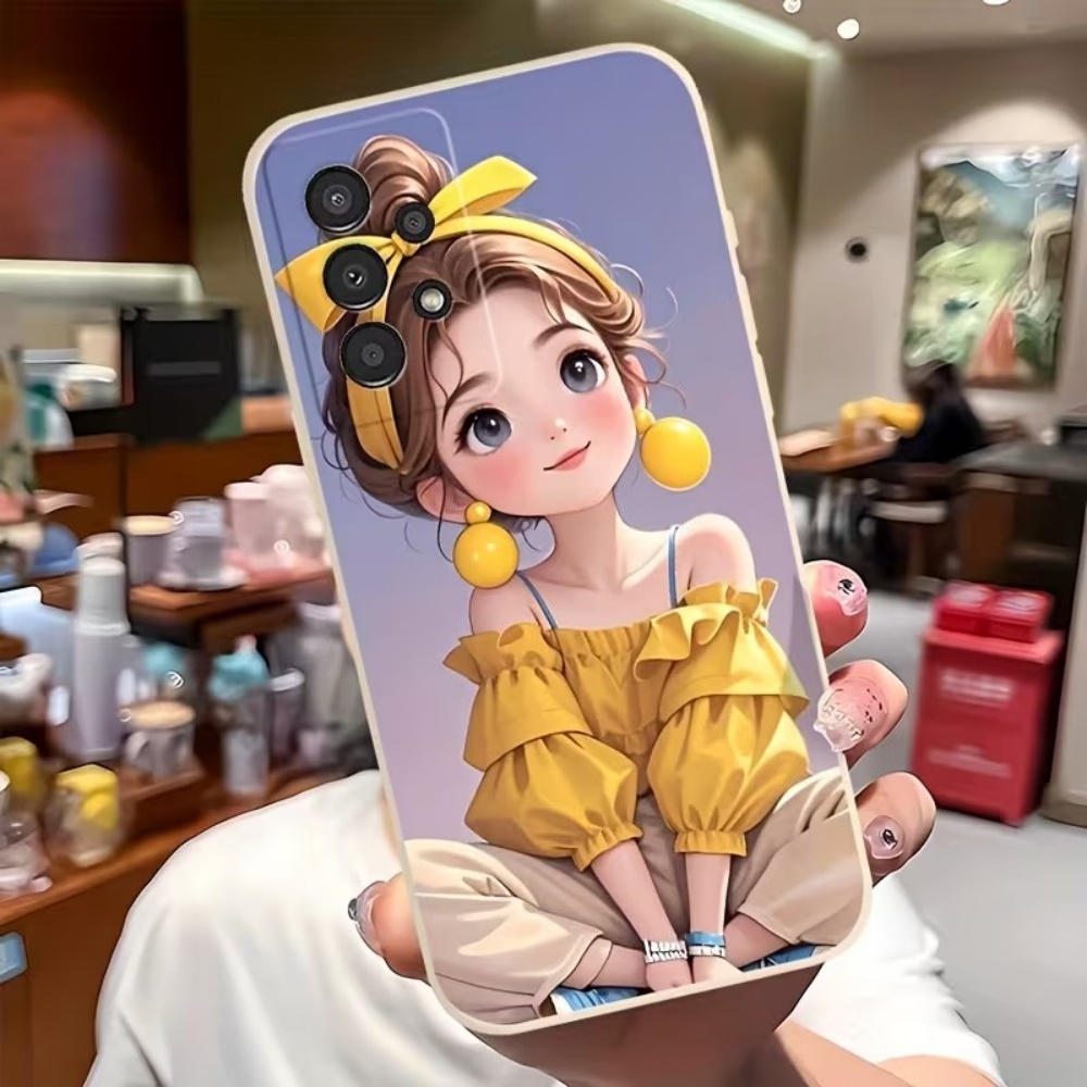 Phone Cases Girls - Cute Cartoon Girl Pattern Design Phone