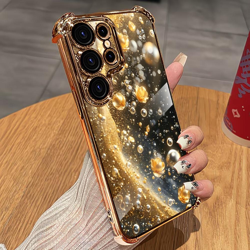 Phone Cases Quad Lock - Premium Golden Flower phone case s26