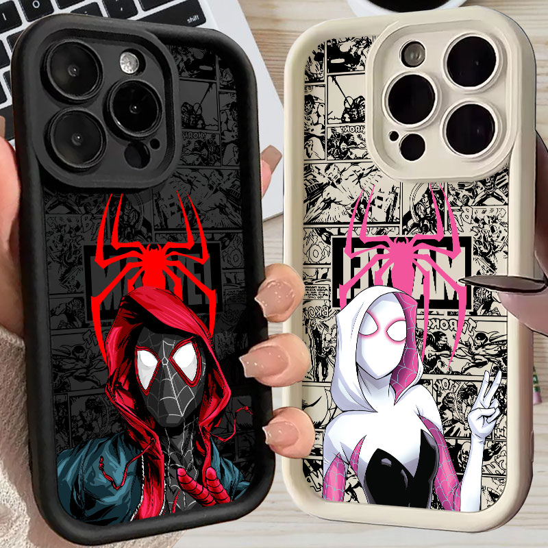 Spiderman Miles Morales Gwen M - Phone Cases Iphone 14 ulasan dan harga