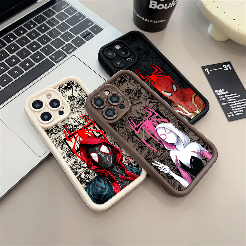 Spiderman Miles Morales Gwen M - Phone Cases Iphone 14 ulasan dan harga