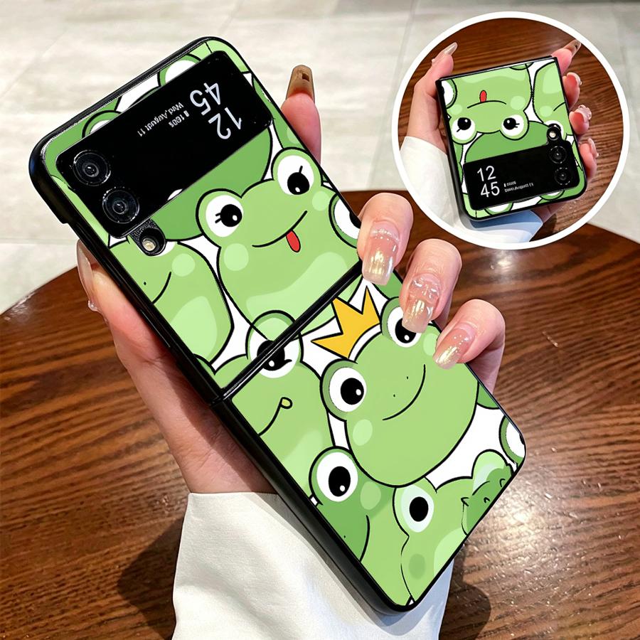 Full Cover Frog Design Phone C - Phone Cases Z Flip 7 ulasan dan harga