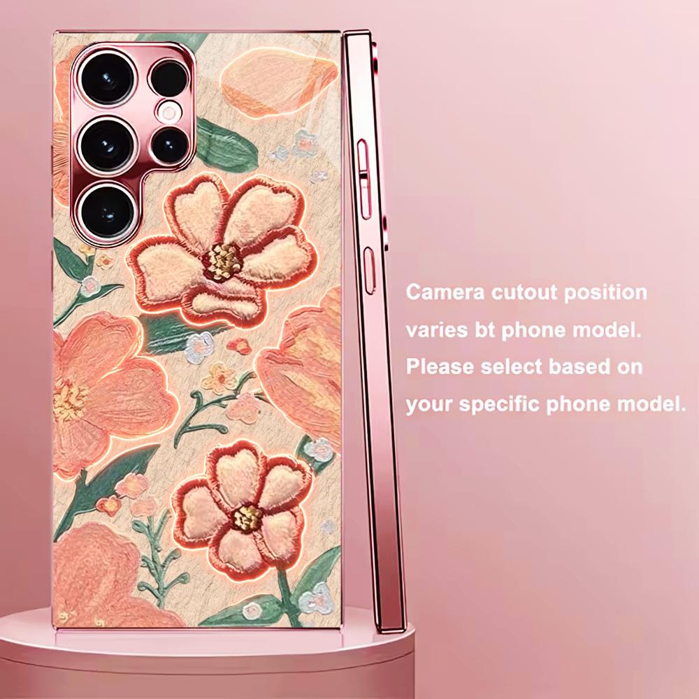 Glowing Peach Flower Fashion p - Phone Cases Quad Lock ulasan dan harga