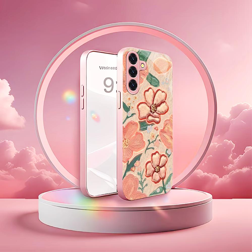 Glowing Peach Flower Fashion p - Phone Cases Quad Lock ulasan dan harga