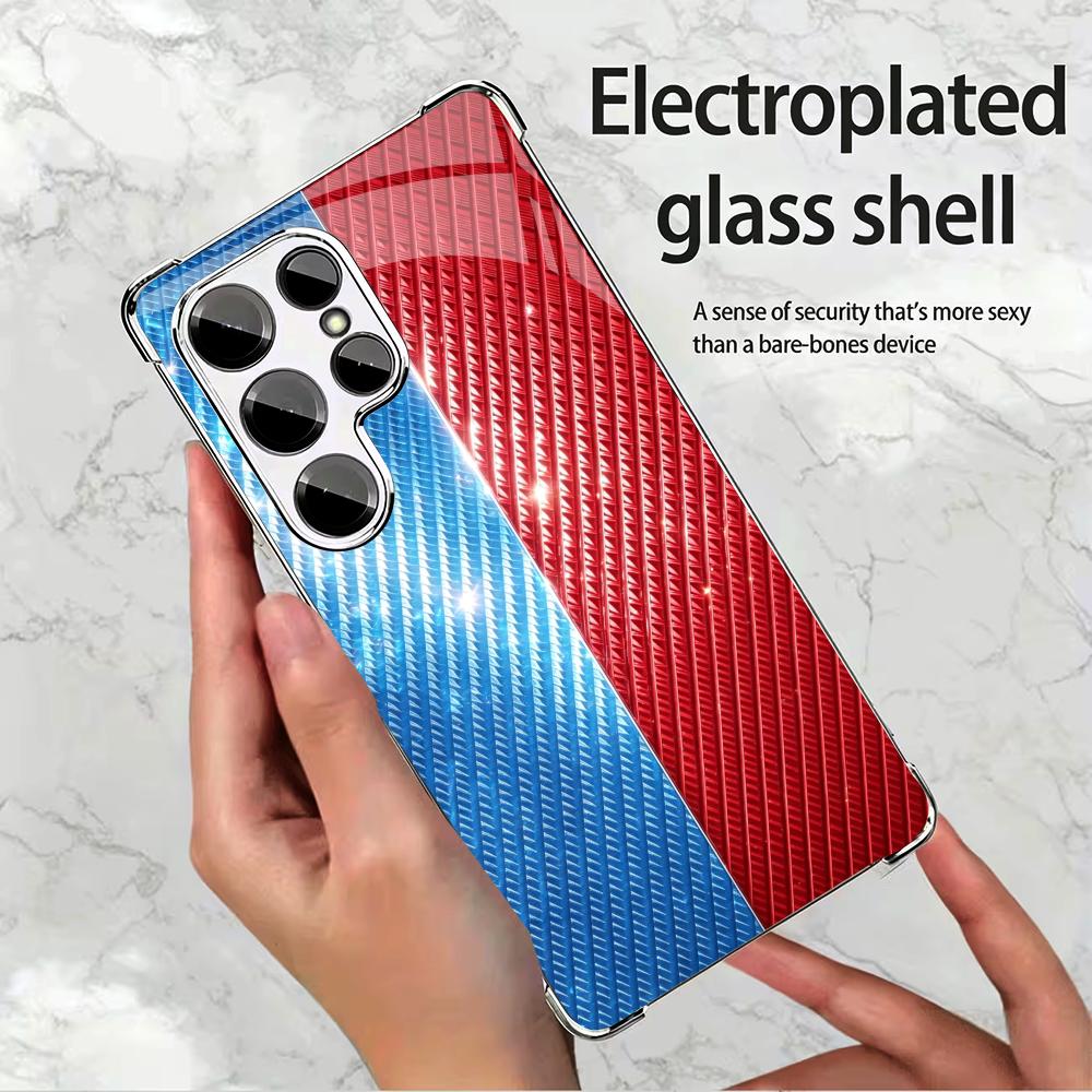 Red and blue carbon fiber phon - Phone Cases Quad Lock ulasan dan harga
