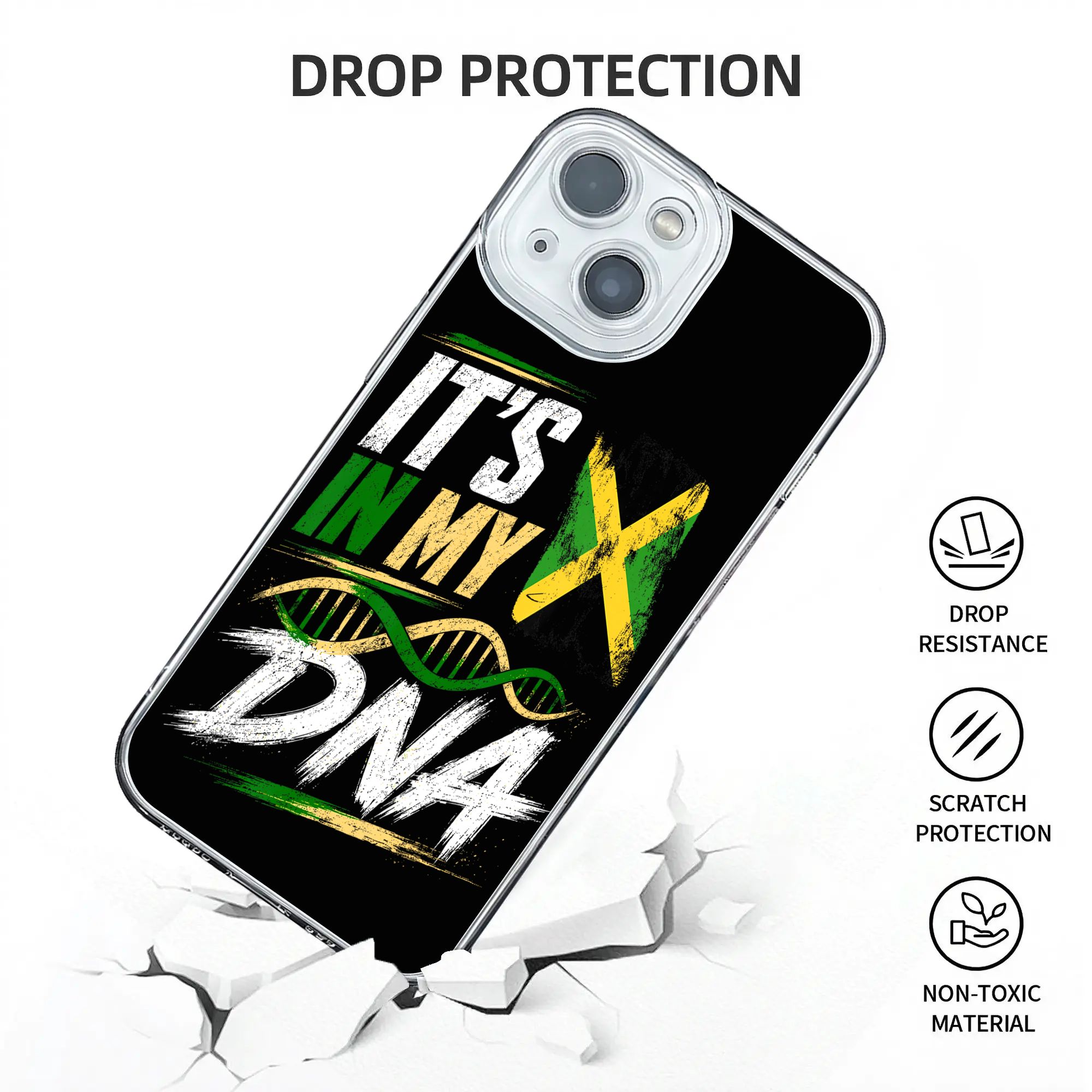 New Armor Bumper  Jamaica DNA  - Phone Cases Jamaica ulasan dan harga
