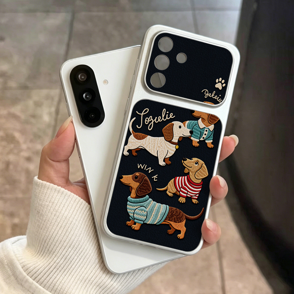 Cartoon Dachshund Phone Case F - Phone Cases That Cover The Camera ulasan dan harga