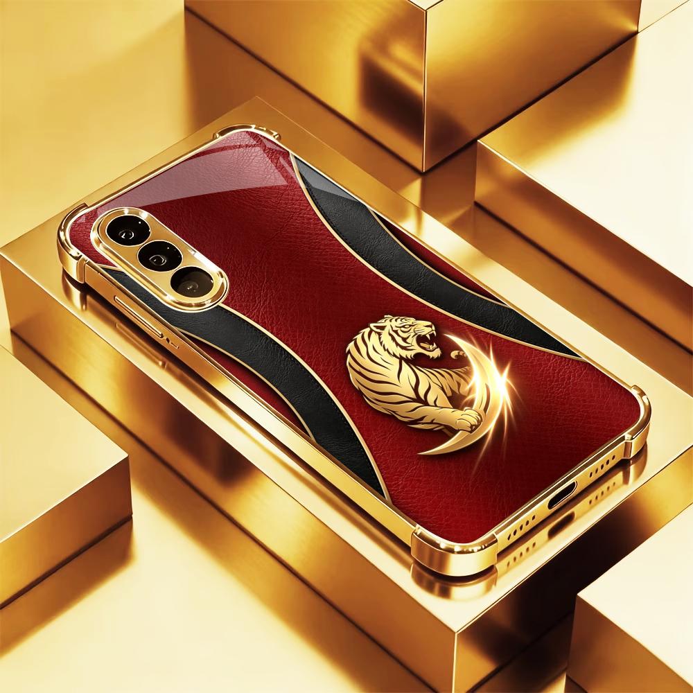 Luxurious Fashion Golden tiger - Phone Cases Quad Lock ulasan dan harga