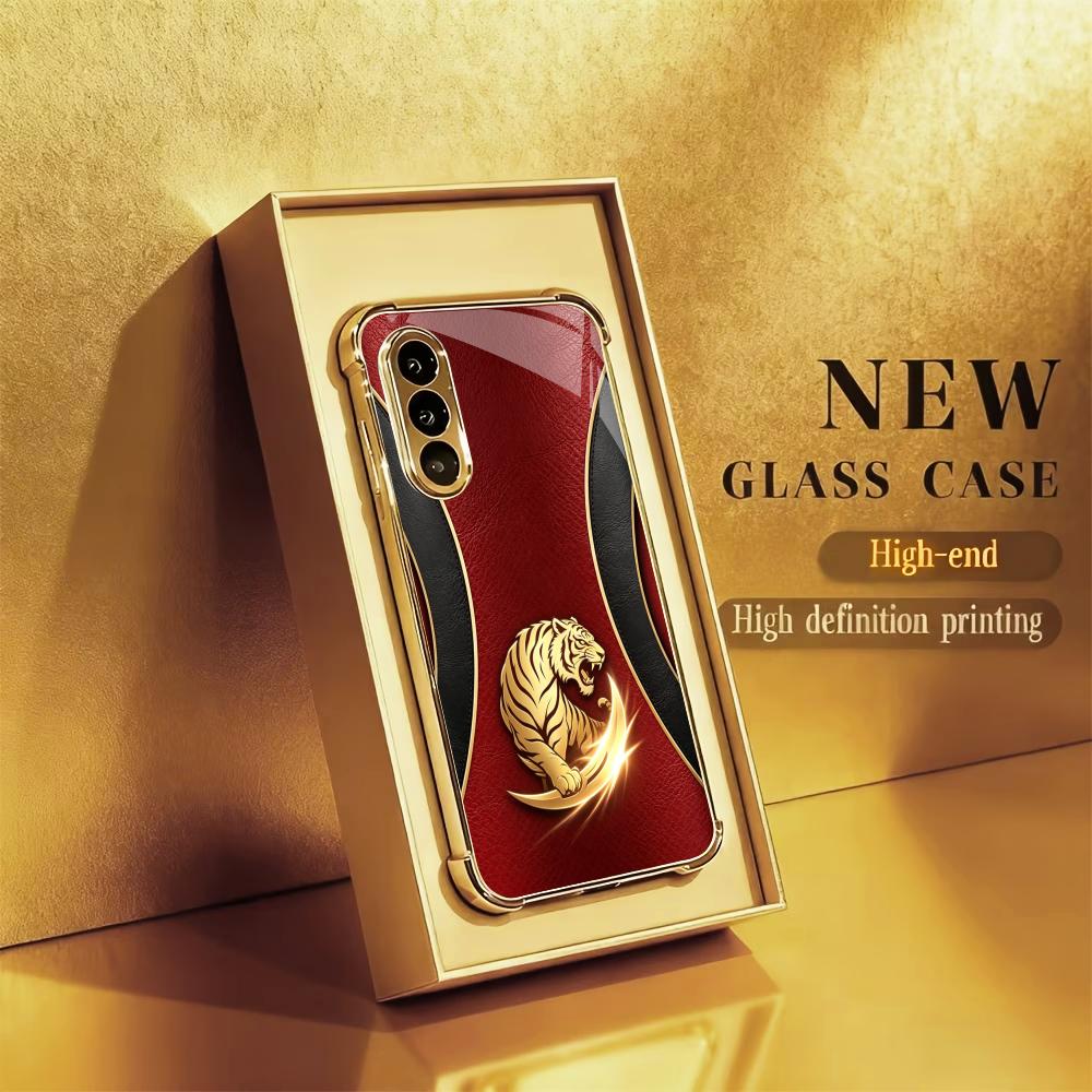 Luxurious Fashion Golden tiger - Phone Cases Quad Lock ulasan dan harga