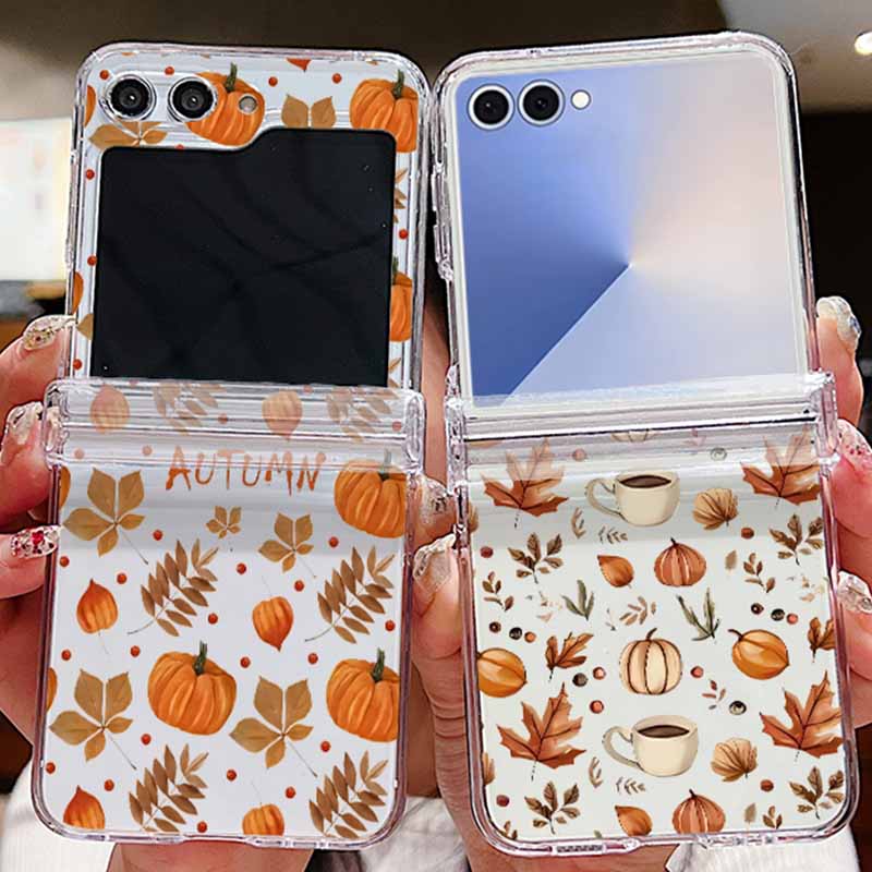 Autumn Maple Leaf Pattern Phon - Phone Cases Z Flip 7 ulasan dan harga