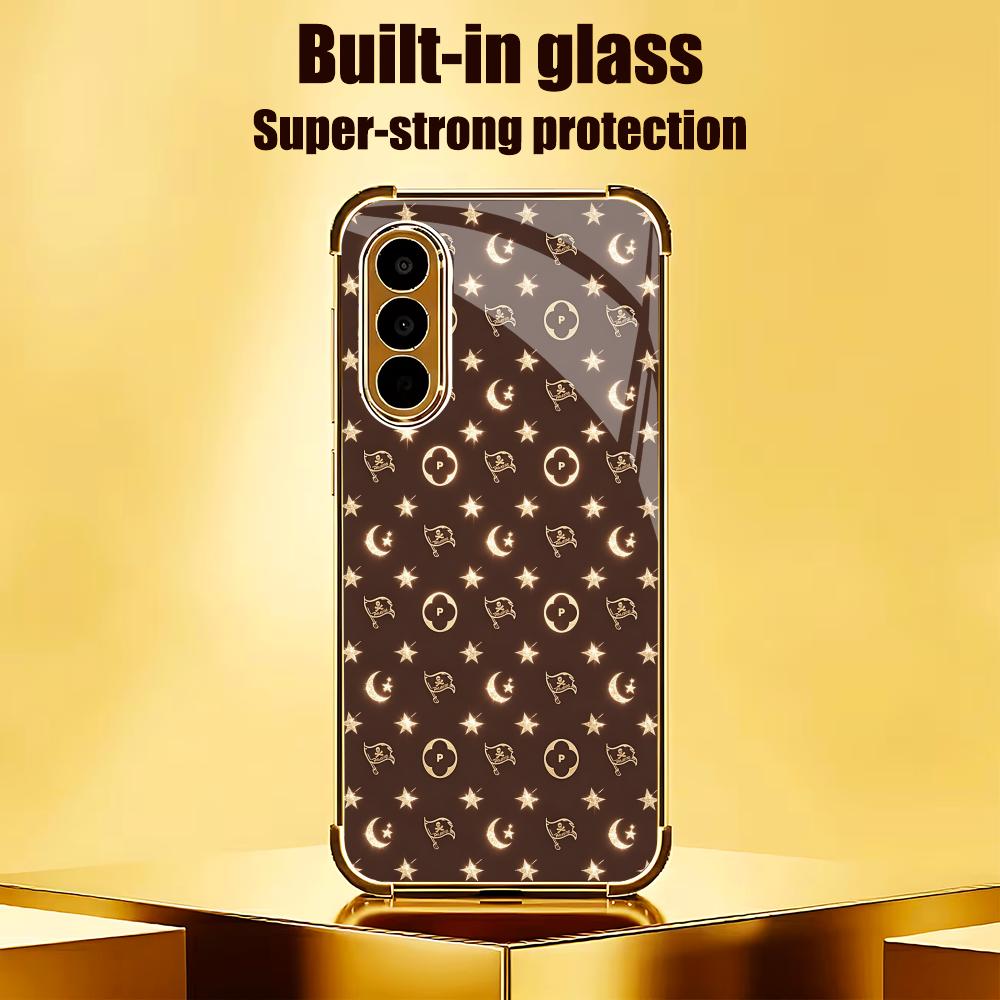 High-end Luxury Brown & Gold p - Phone Cases Quad Lock ulasan dan harga