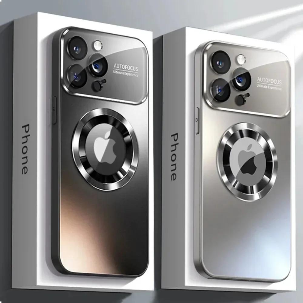 Luxury Plating Magnetic Phone  - Phone Cases That Cover The Camera ulasan dan harga