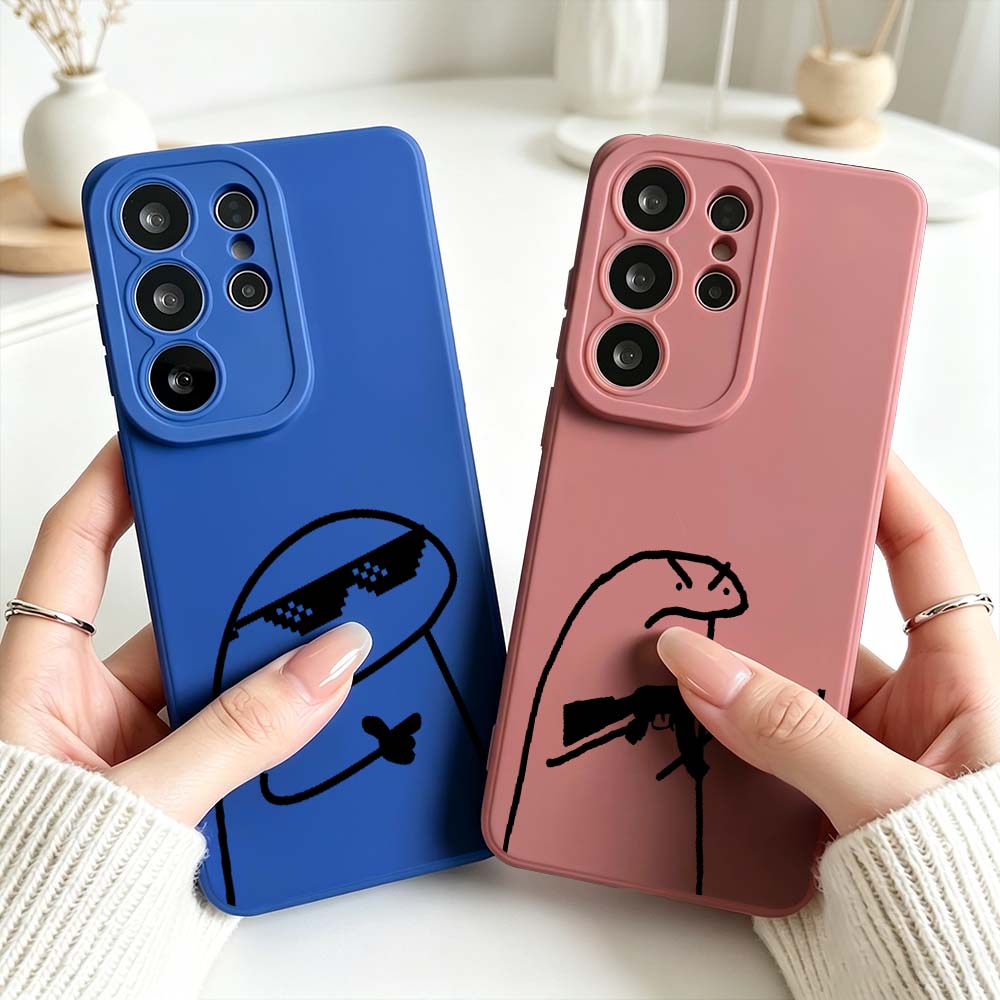 Cartoon Line Man Silicone Case - Phone Cases Men ulasan dan harga