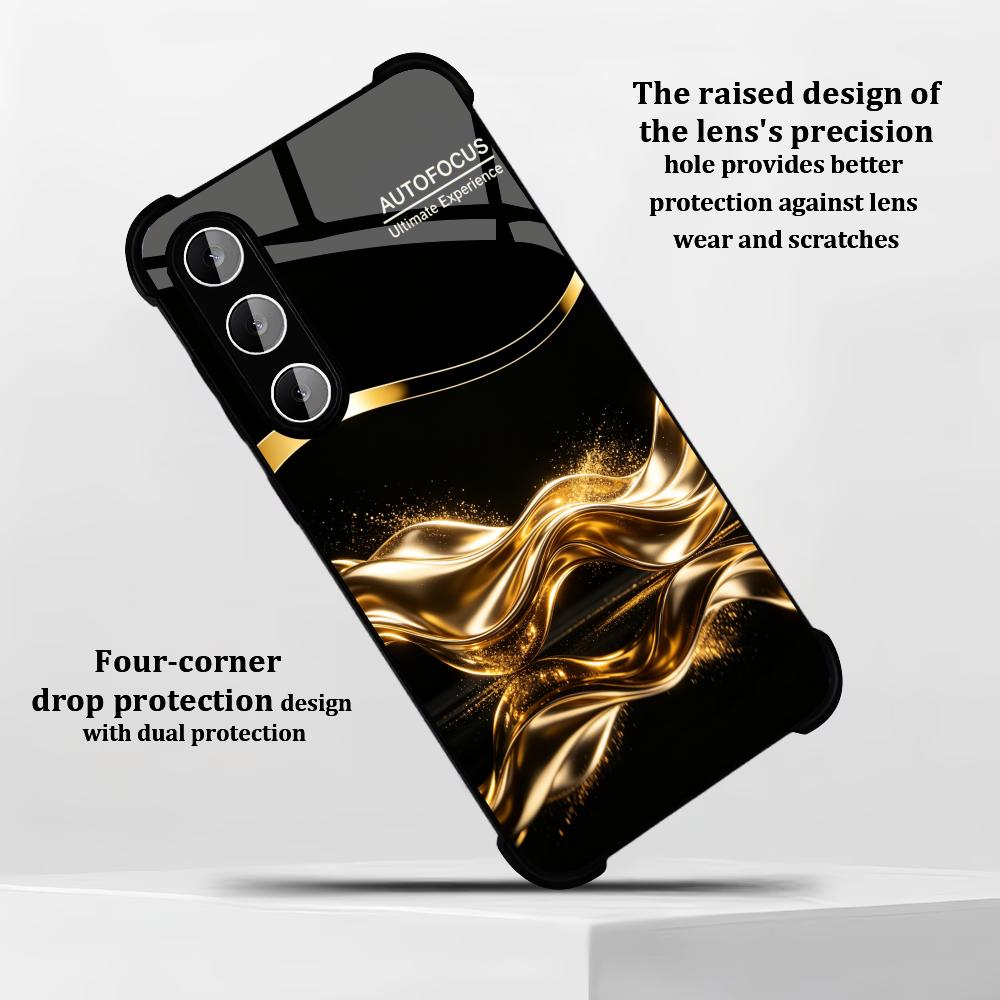 Luxury Metallic Gold Business  - Phone Cases Quad Lock ulasan dan harga