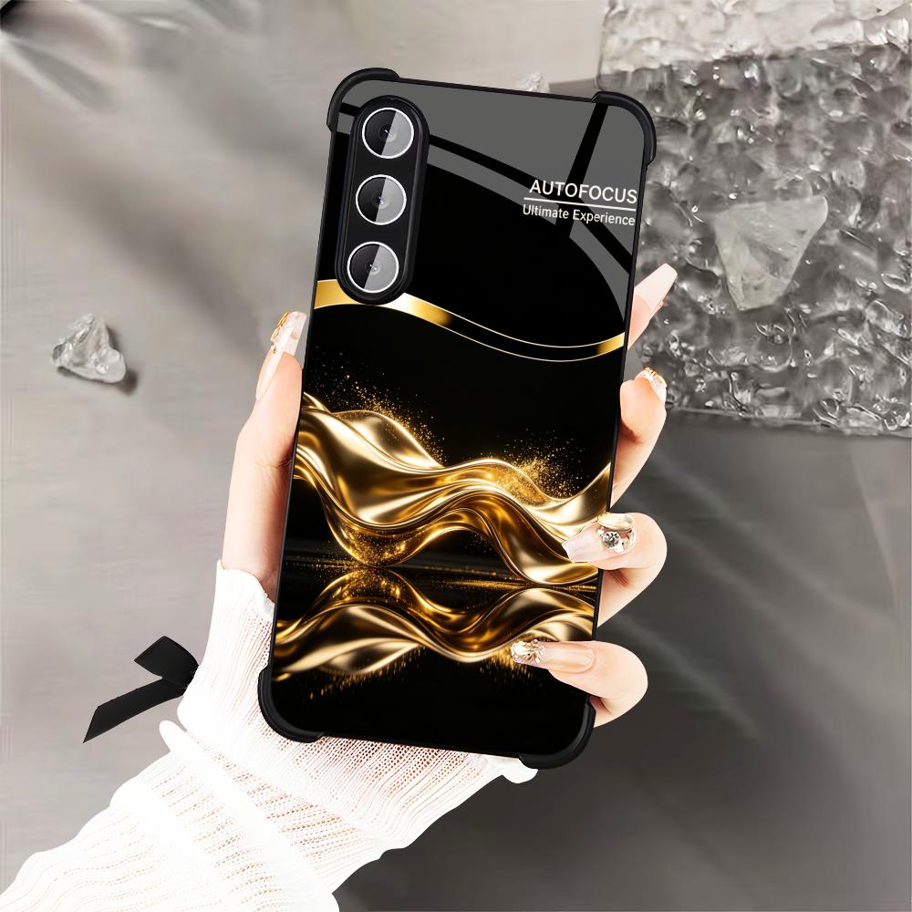 Luxury Metallic Gold Business  - Phone Cases Quad Lock ulasan dan harga