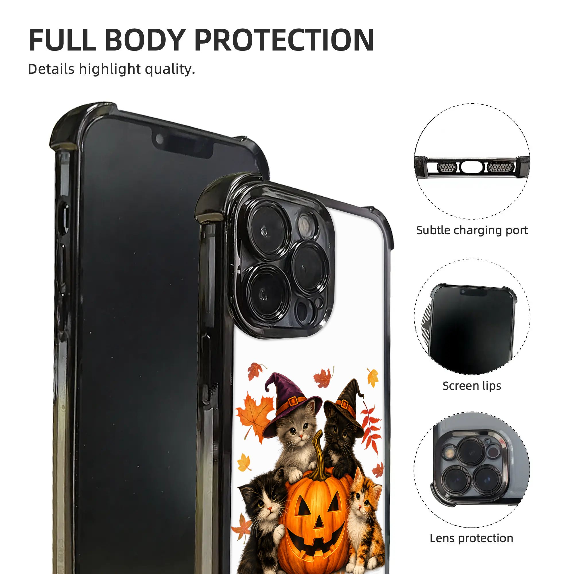Halloween Cute Cats Pumpkin Sp - Phone Cases Men ulasan dan harga
