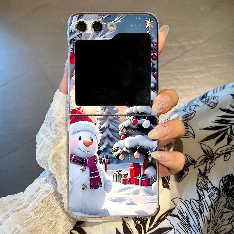 Christmas Snowman Elk Phone Ca - Phone Cases Z Flip 7 ulasan dan harga