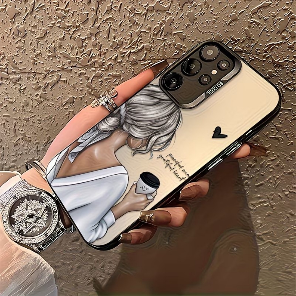 Peaceful Grateful Girl Print P - Phone Cases Girls ulasan dan harga
