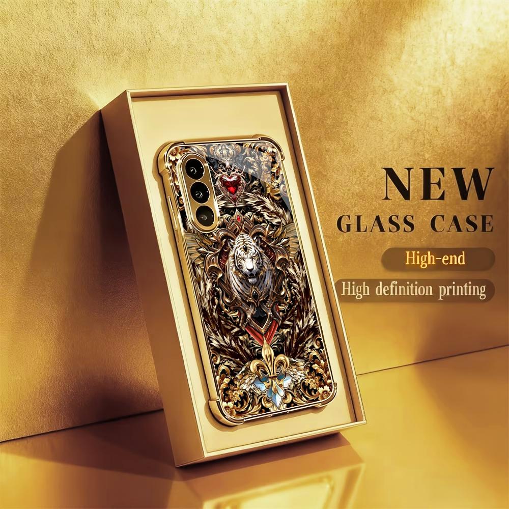 Floral Golden Tiger fashion ph - Phone Cases Quad Lock ulasan dan harga