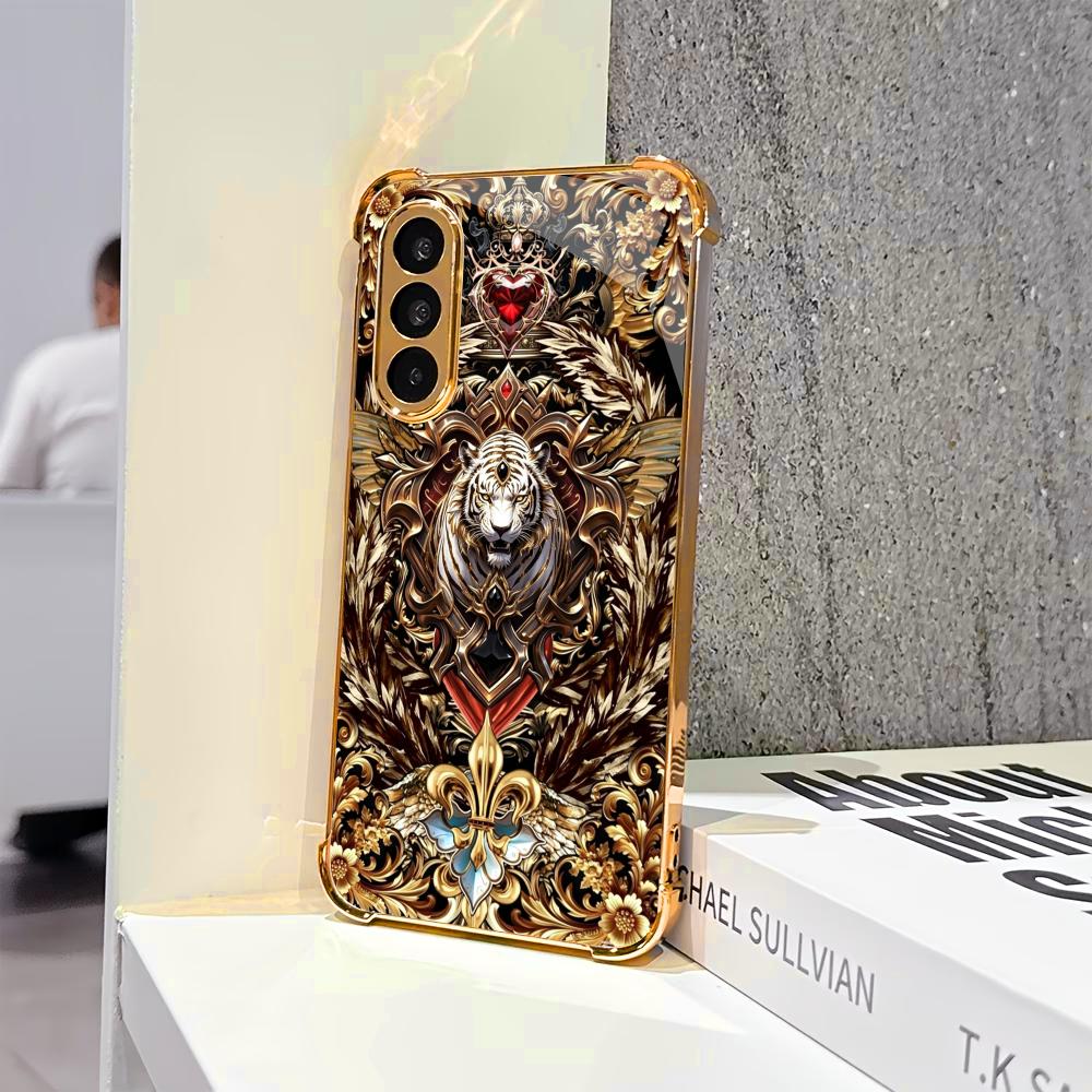 Floral Golden Tiger fashion ph - Phone Cases Quad Lock ulasan dan harga