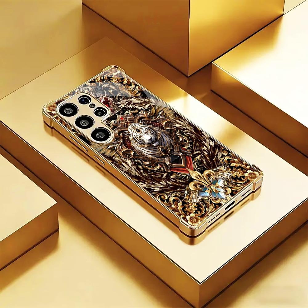 Floral Golden Tiger fashion ph - Phone Cases Quad Lock ulasan dan harga