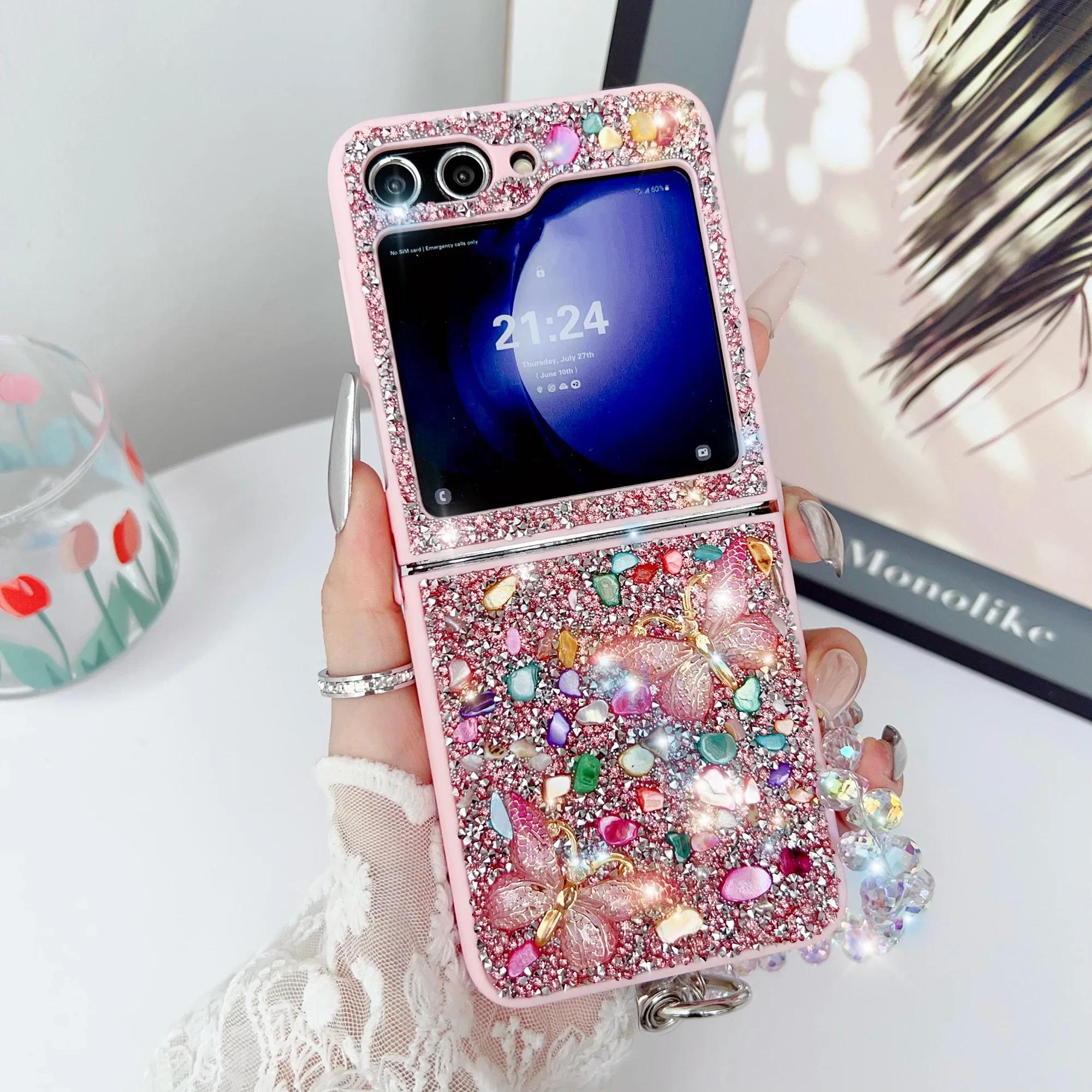 Luxury Glitter Phone Case For  - Phone Cases Z Flip 7 ulasan dan harga
