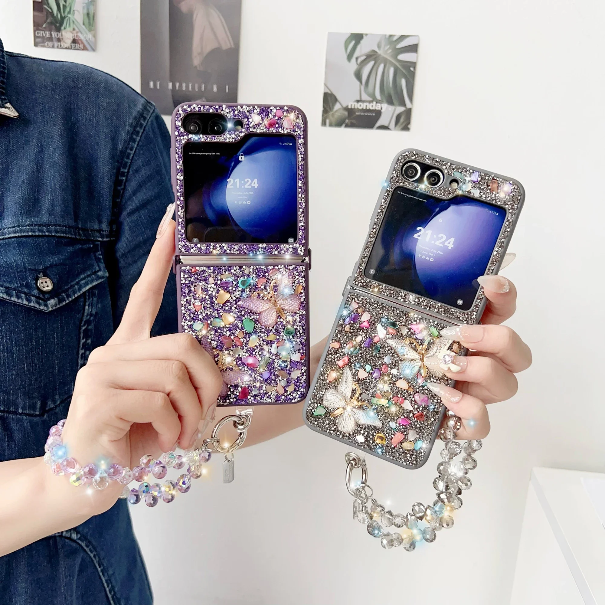 Luxury Glitter Phone Case For  - Phone Cases Z Flip 7 ulasan dan harga