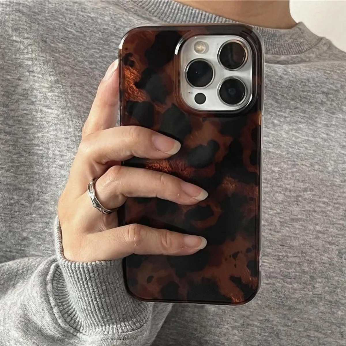 Retro Amber Texture Laser Phon - Phone Cases Iphone 14 ulasan dan harga