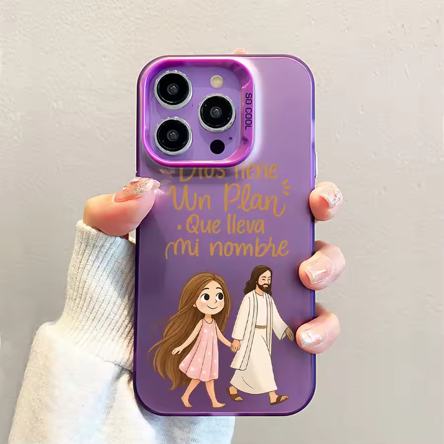 Cute Girl Walking With God Mat - Phone Cases Girls ulasan dan harga
