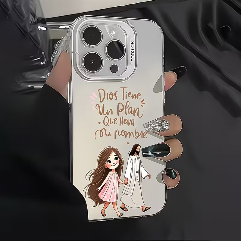 Cute Girl Walking With God Mat - Phone Cases Girls ulasan dan harga