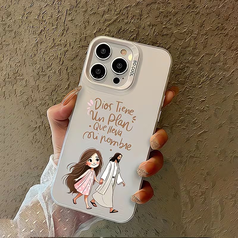 Cute Girl Walking With God Mat - Phone Cases Girls ulasan dan harga
