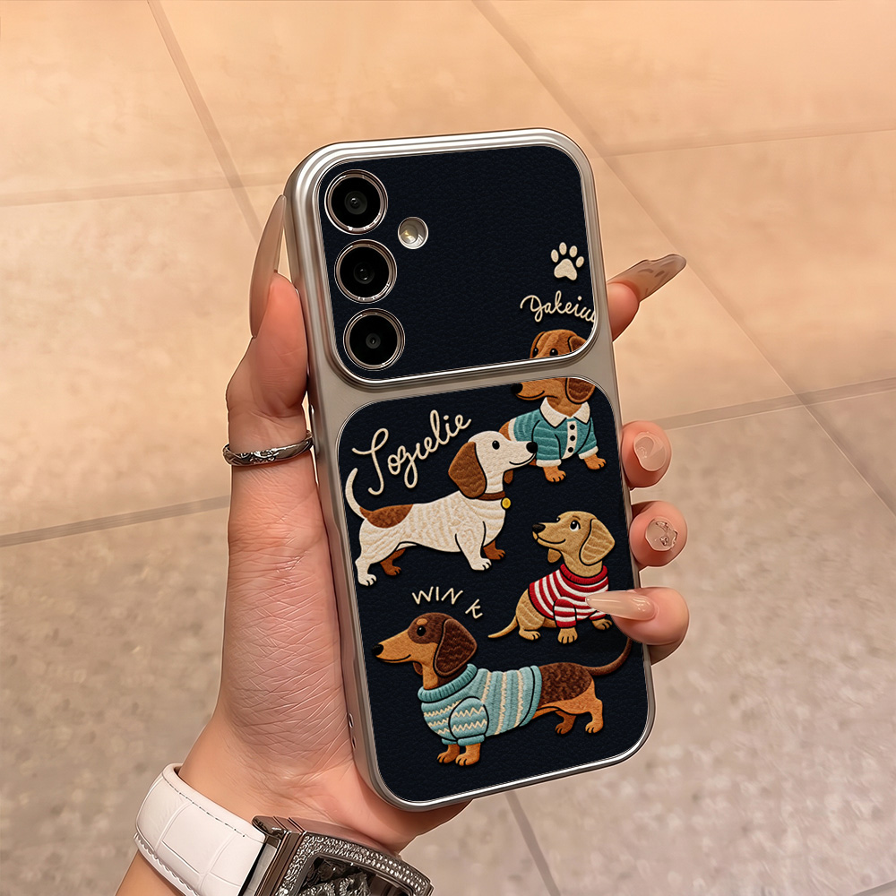Cartoon Puppy Leather Phone Ca - Phone Cases That Cover The Camera ulasan dan harga