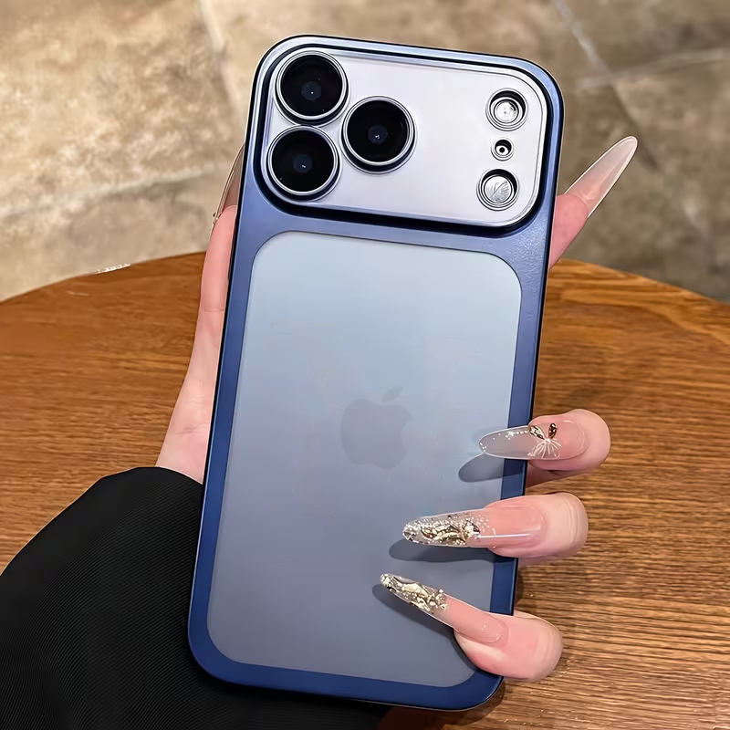 Luxury Matte Clear Electroplat - Phone Cases Men ulasan dan harga