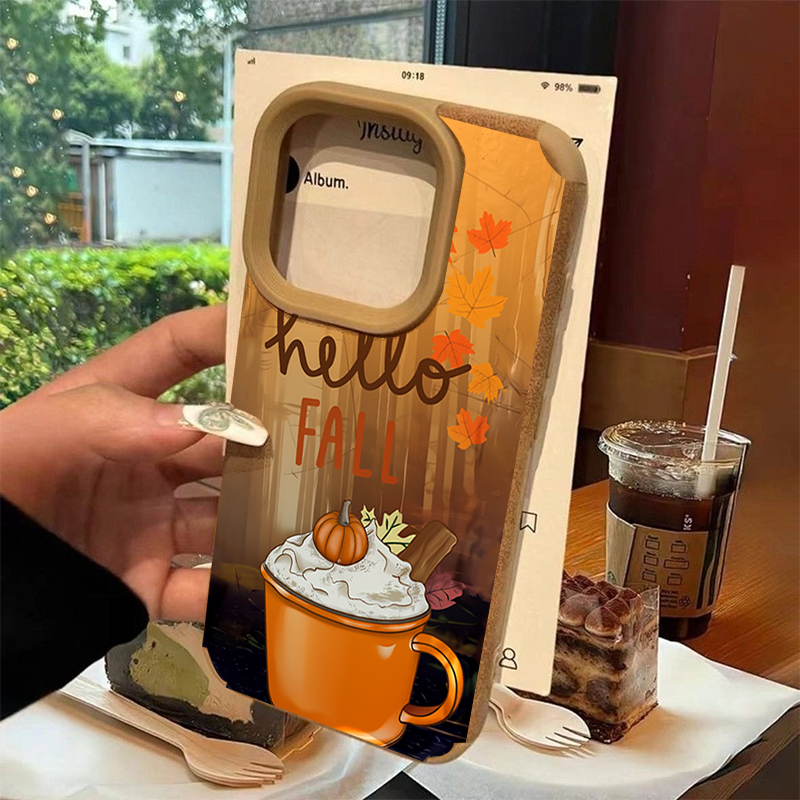Retro Maple Leaf Fall Coffee P - Phone Cases For Iphone 17 ulasan dan harga