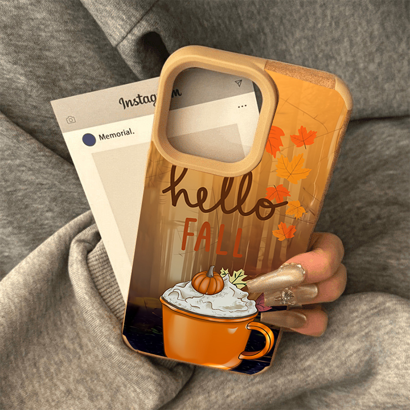 Retro Maple Leaf Fall Coffee P - Phone Cases For Iphone 17 ulasan dan harga