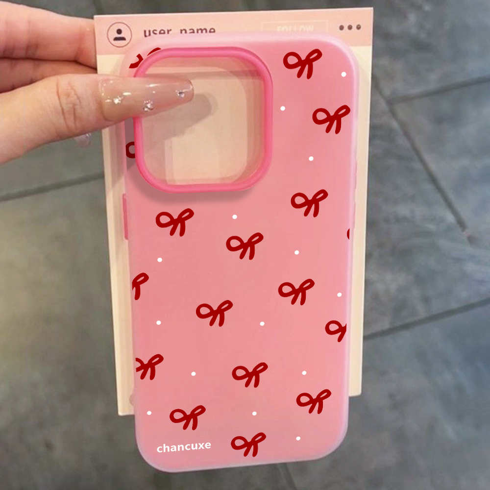 Minimalist Bow Girl INS Phone  - Phone Cases Girls ulasan dan harga