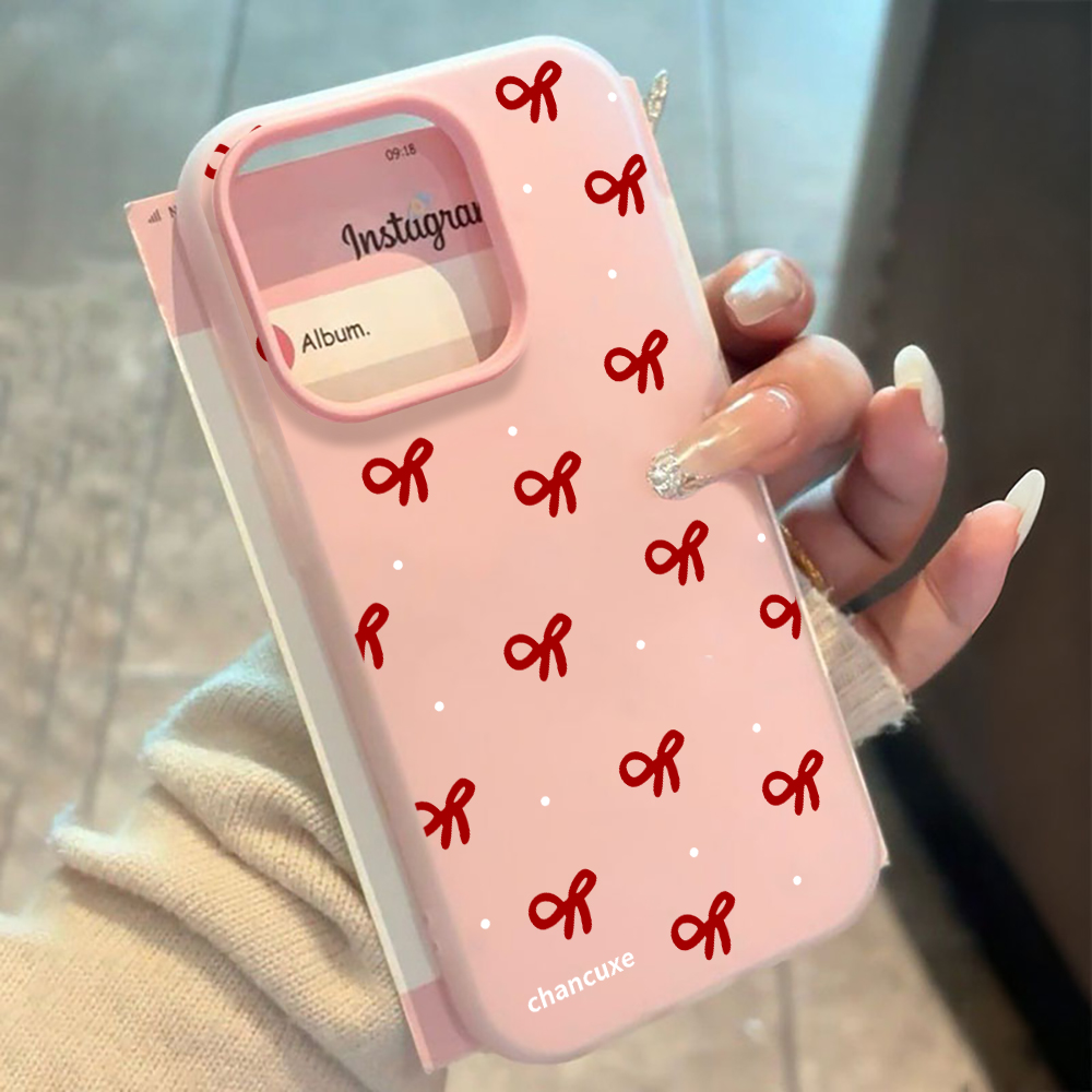 Minimalist Bow Girl INS Phone  - Phone Cases Girls ulasan dan harga