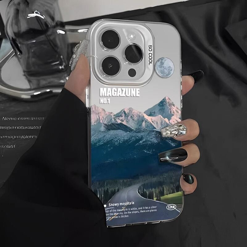 Snow Mountain Road Landscape P - Phone Cases Vogue ulasan dan harga