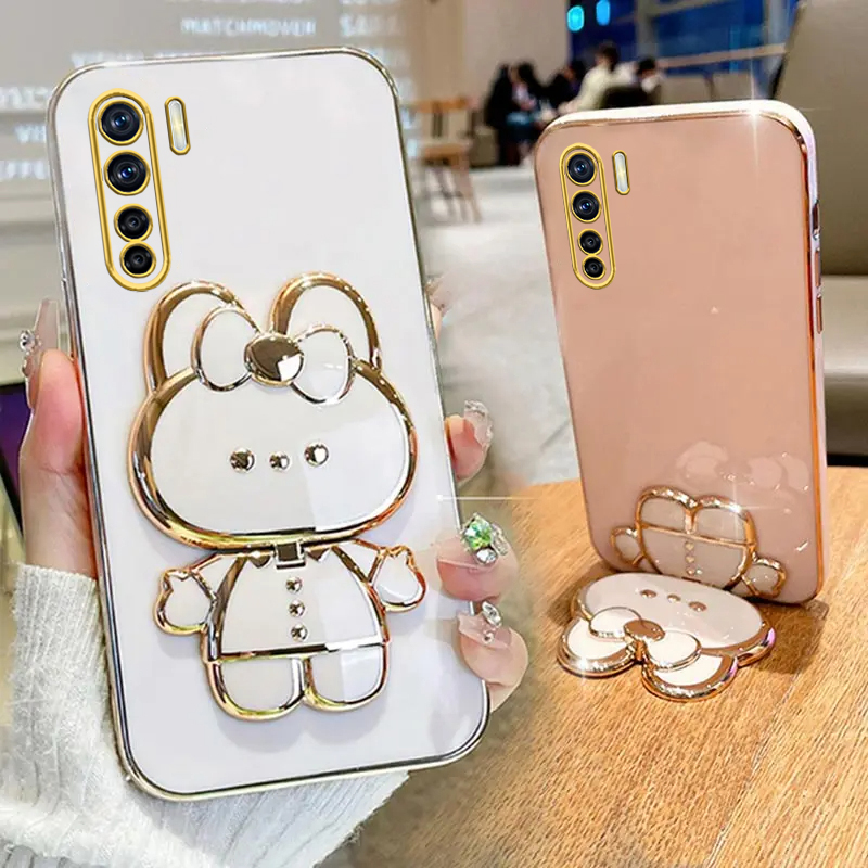 A 91 Makeup Mirror Cute Rabbit - Phone Cases Vogue ulasan dan harga