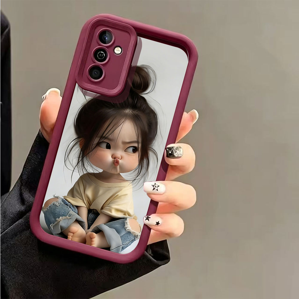 Meatball Head Girl Silicone Sh - Phone Cases Girls ulasan dan harga