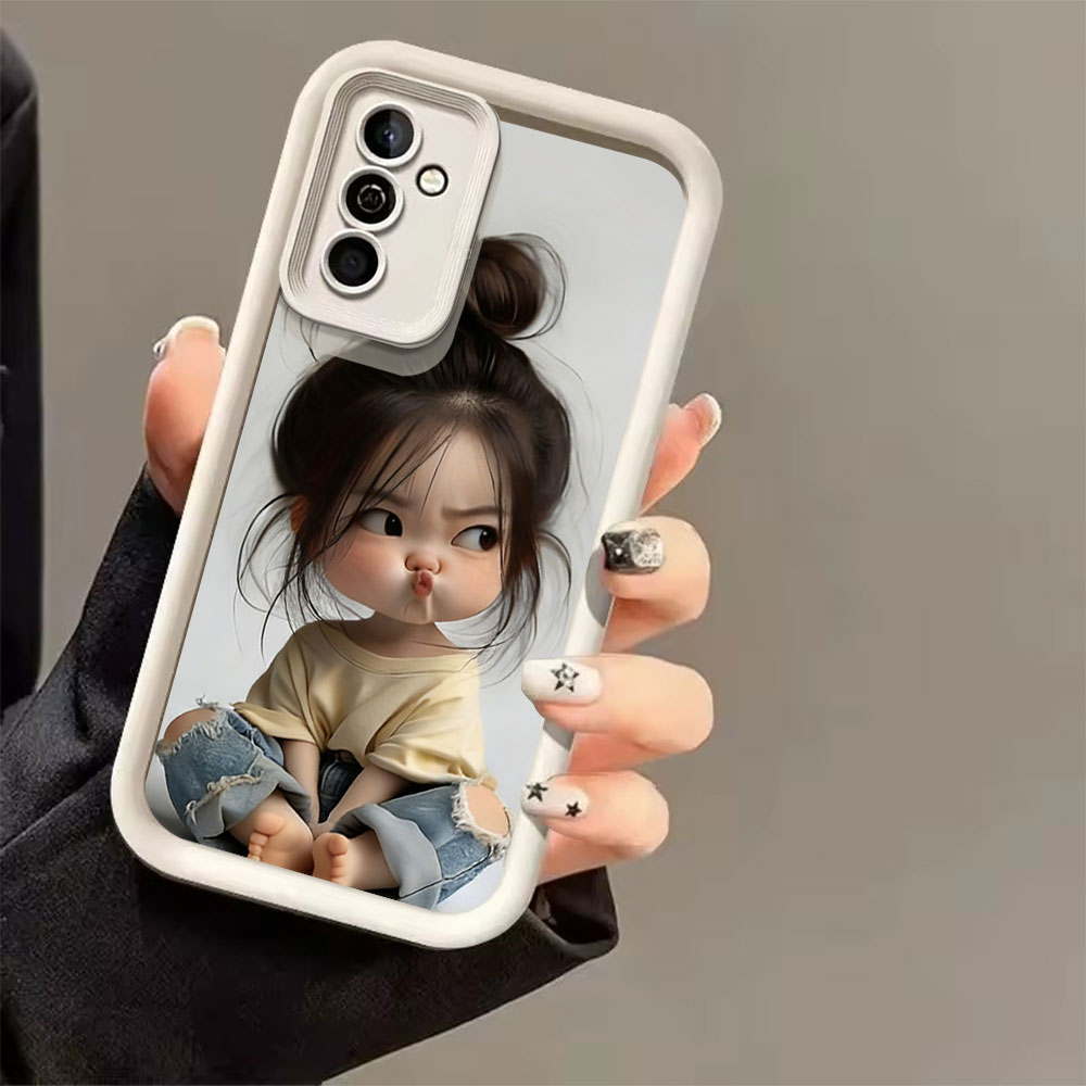 Meatball Head Girl Silicone Sh - Phone Cases Girls ulasan dan harga