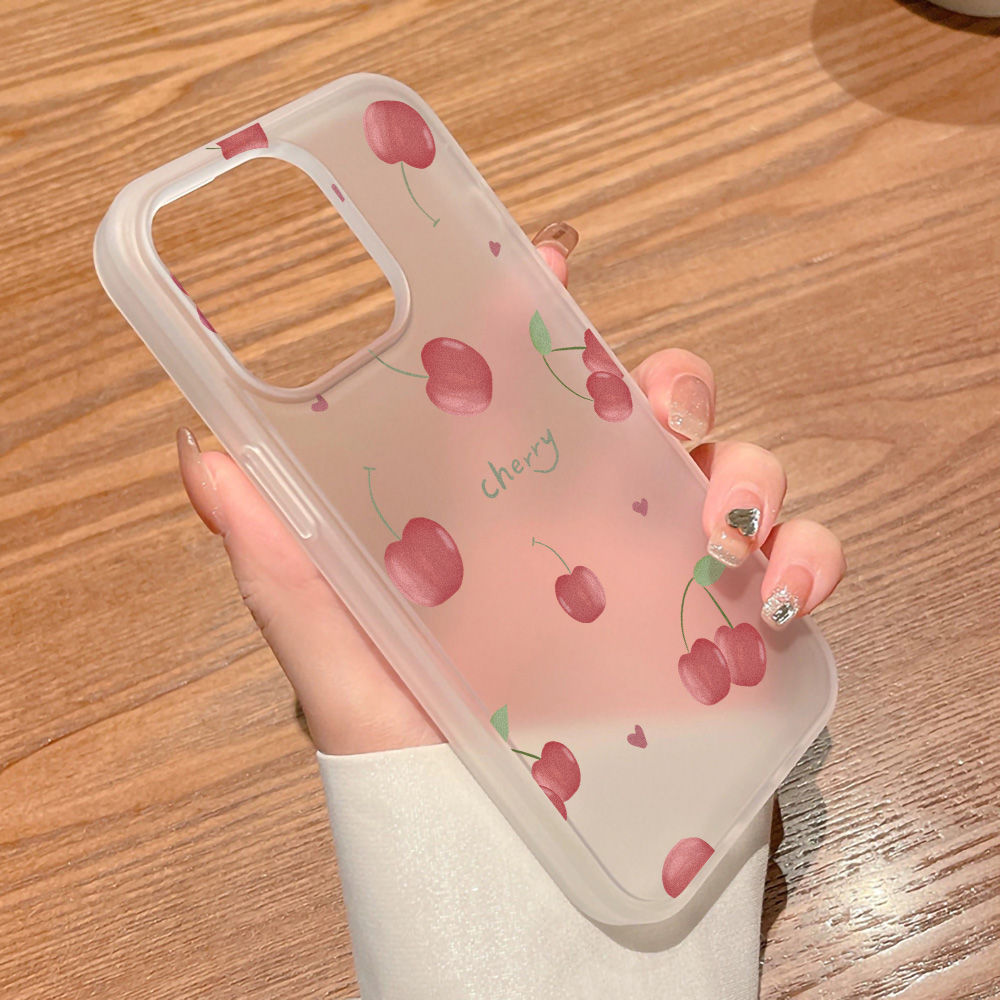 Cherry Phone Case Frosted For  - Phone Cases Iphone 14 ulasan dan harga