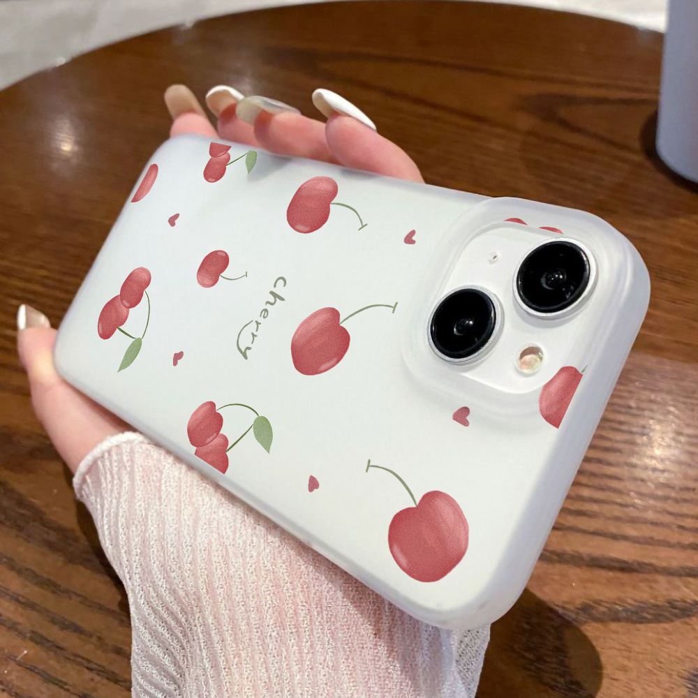 Cherry Phone Case Frosted For  - Phone Cases Iphone 14 ulasan dan harga