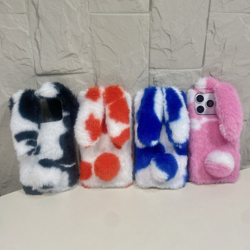 Cute Rabbit Design Fluffy Phon - Phone Cases Iphone 14 ulasan dan harga